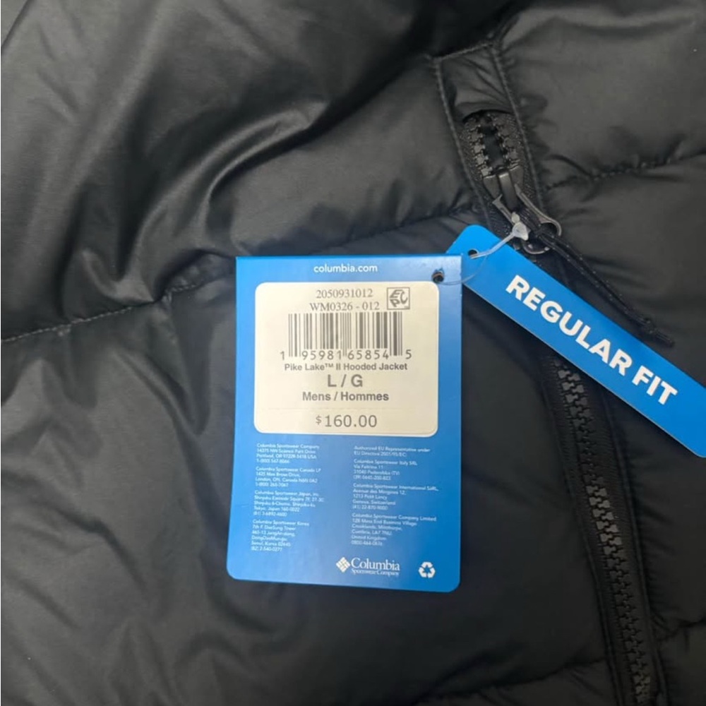 Columbia Men's Black Puffer Jacket